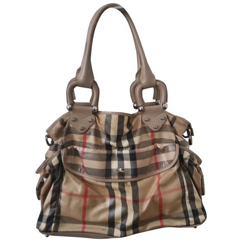 burberry diaper bag used.